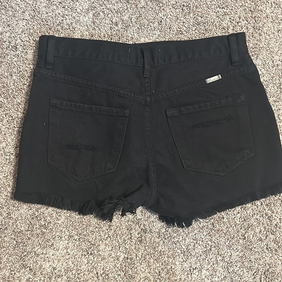 KanCan Black distressed shorts - Picture 2 of 2